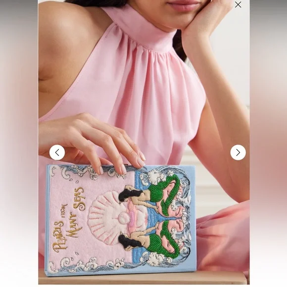 EXCLUSIVE AT NET-A-PORTER. Olympia Le-Tan’s pearl from many seas clutch - Picture 2 of 7